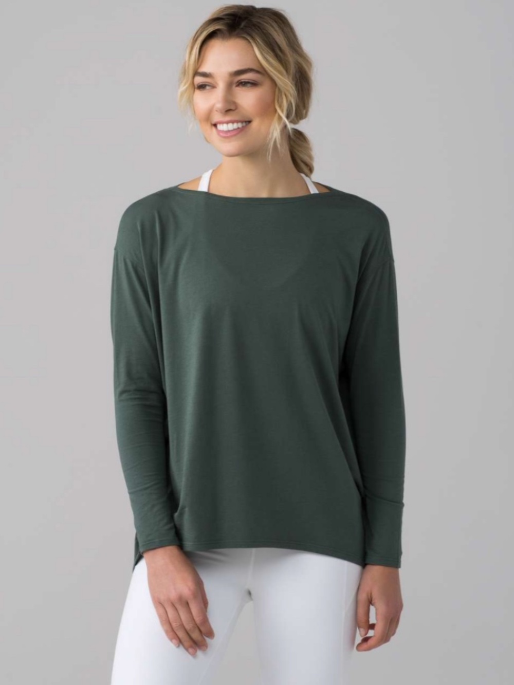 Lululemon Back In Action Long Sleeve Sz 12